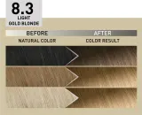 Alfaparf Milano Il Salone Milano Plex Rebuilder - стойкая краска для волос, 1 шт, оттенок 8,3 - Light Golden Blonde — фото 3