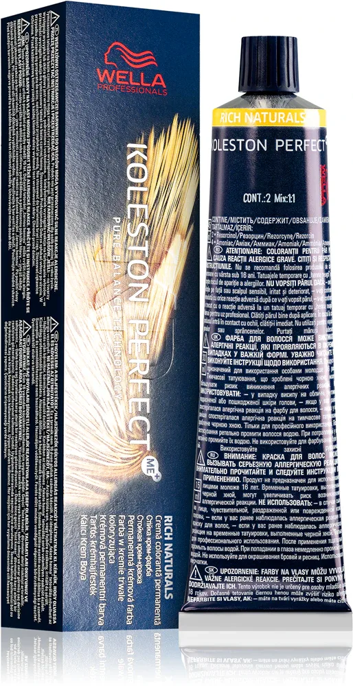 Wella Professionals Koleston Perfect ME+ Rich Naturals - стойкая краска для волос, 60 мл, оттенок 10/8