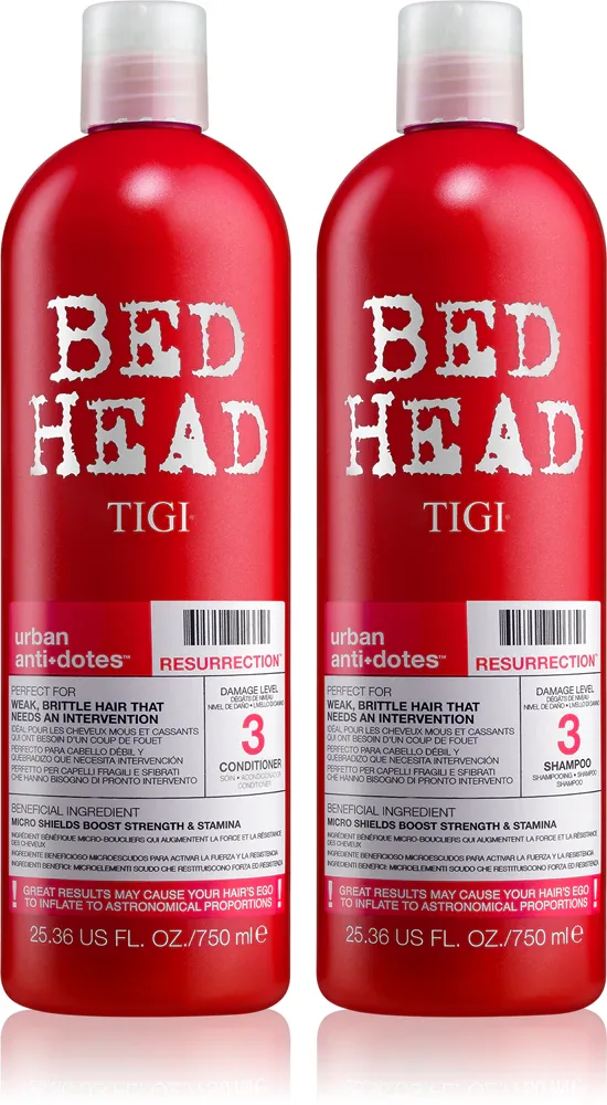 TIGI Bed Head Urban Antidotes Resurrection - Удобная упаковка для слабых, поврежденных волос для женщин, 1 шт