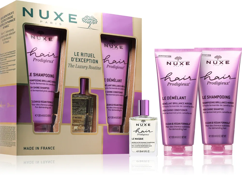 Nuxe Hair Prodigieux The Luxury Routine Set - Подарочный набор для волос, 1 шт