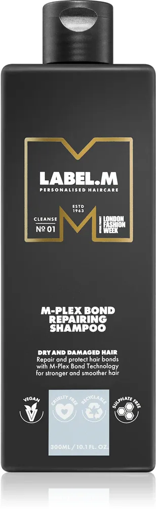 label.m M-Plex Bond Repairing Shampoo - Питательный шампунь для всех типов волос, 300 мл