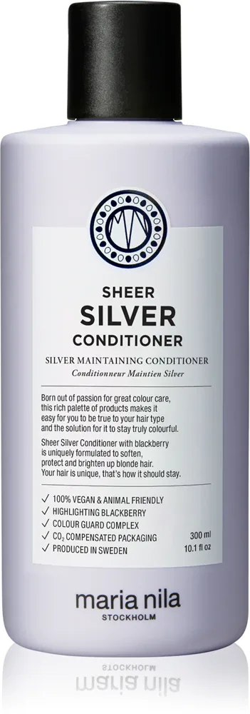 Maria Nila Sheer Silver Conditioner - Увлажняющий нейтрализующий желтые оттенки кондиционер