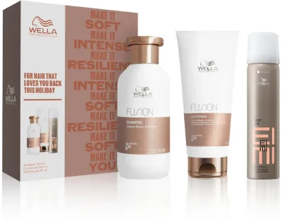 Wella Professionals Fusion - Подарочный набор для окрашенных и поврежденных волос, 3 шт