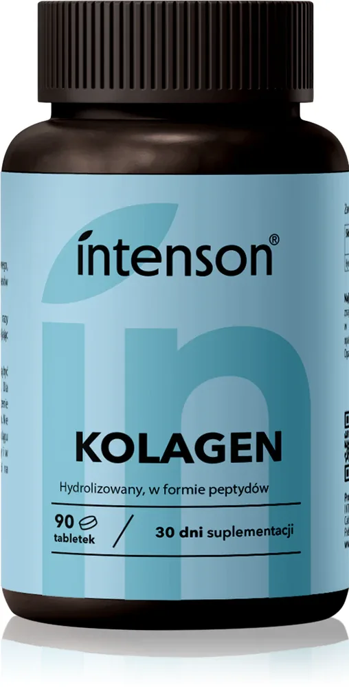 Коллаген в таблетках Intenson Kolagen Efekt гидролизованный, для кожи, волос и ногтей, 90 таблеток