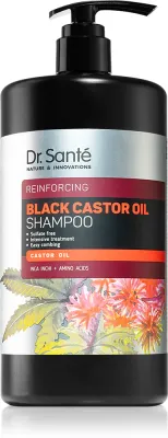 Dr. Sante Black Castor Oil - Укрепляющий шампунь для нежного очищения