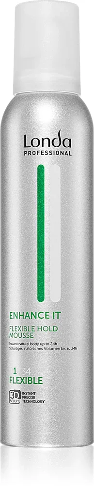 Londa Professional Enhance it Flexible Hold Mousse - Пена для волос для объема, 200 мл