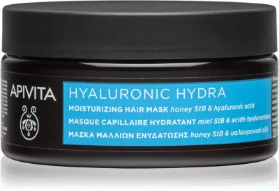 Apivita Hyaluronic Hydra Moisturizing Hair Mask - Интенсивная увлажняющая маска для волос, 200 мл
