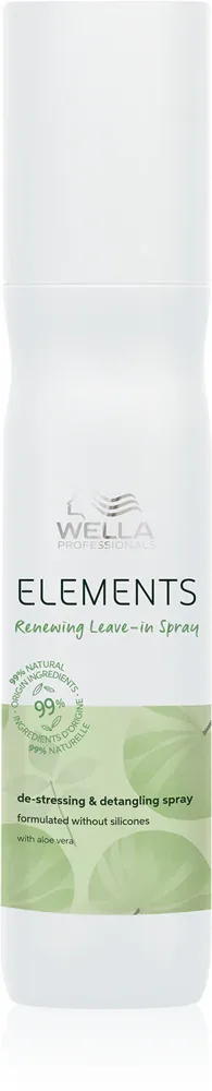 Wella Professionals Elements Renewing - Средство без смывания для придания блеска и смягчения волос, 150 мл