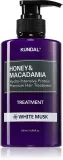 KUNDAL Honey & Macadamia White Musk - Интенсивный уход для сухих и поврежденных волос, 500 мл — фото 1