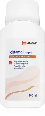 Шампунь для волос Dr Konrad Ichtamol против перхоти, успокаивающий кожу головы, 200 мл