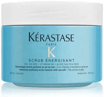 Kerastase Fusio Scrub Énergisant - Очищающий пилинг для жирной кожи головы, 325 г