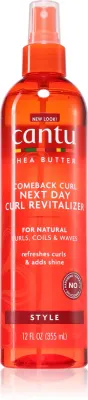 CANTU Shea Butter Curl Next Day - Спрей для создания эффекта пляжных волн, 355 мл