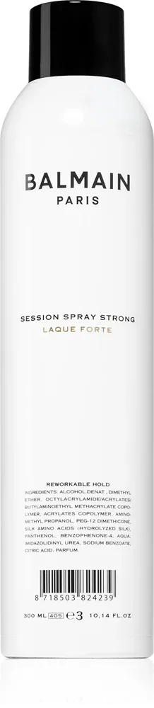 Balmain Hair Couture Session Spray - Лак для волос с сильной фиксацией, 300 мл