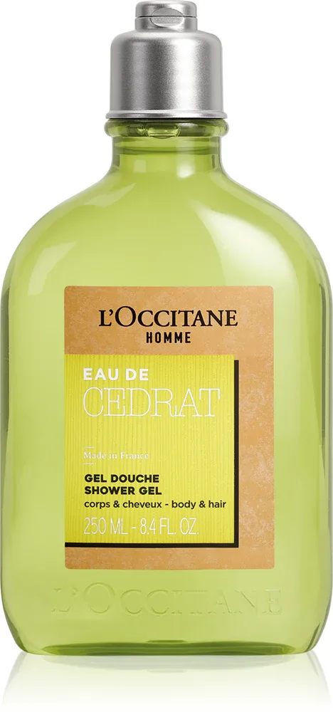 L’Occitane Men Cedrat - Гель для душа для тела и волос, 250 мл