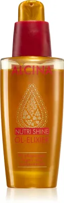 Alcina Nutri Shine - Масло для волос: Олейный эликсир для блестящих и гладких волос, 50 мл