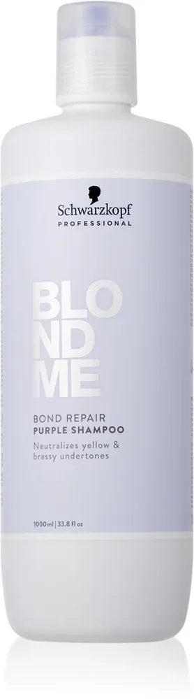 Schwarzkopf Professional Blondme Bond Repair Purple Shampoo - Фиолетовый шампунь для светлых волос