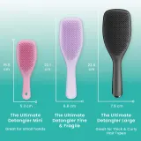 Tangle Teezer The Ultimate Detangler Fine & Fragile - Плоская щетка для ломких волос Hypnotic Heather, 1 шт — фото 4