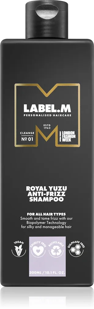 label.m Royal Yuzu - Шампунь для непослушных и пушистых волос, 300 мл