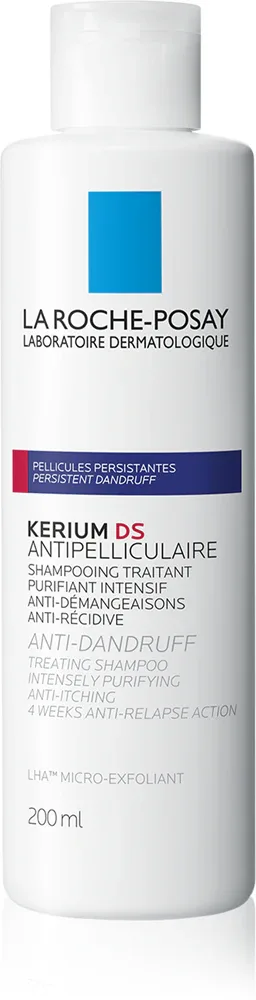 La Roche-Posay Kerium DS Anti-Dandruff - Уходовый шампунь против перхоти, 200 мл