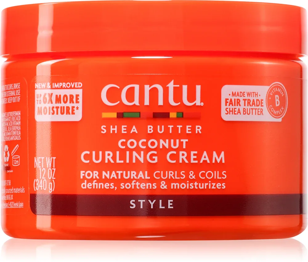 CANTU Shea Butter Curling Cream - Крем для волос для фиксации формы, 355 мл