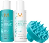 Moroccanoil Scalp Discovery Set - Набор для жирной кожи головы против перхоти przeciw łupieżowi, 3 шт — фото 2