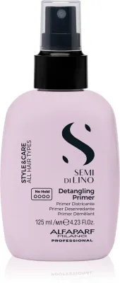 Крем-праймер для волос Alfaparf Milano Semi di Lino Style Care Detangling Primer разглаживающий, термозащитный, 125 мл