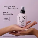 Крем-праймер для волос Alfaparf Milano Semi di Lino Style Care Detangling Primer разглаживающий, термозащитный, 125 мл — фото 3