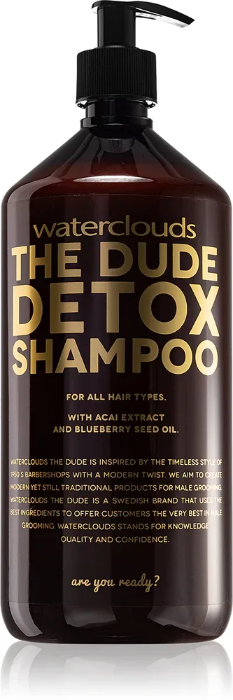 Waterclouds The Dude Detox Shampoo - Очищающий шампунь для ежедневного применения
