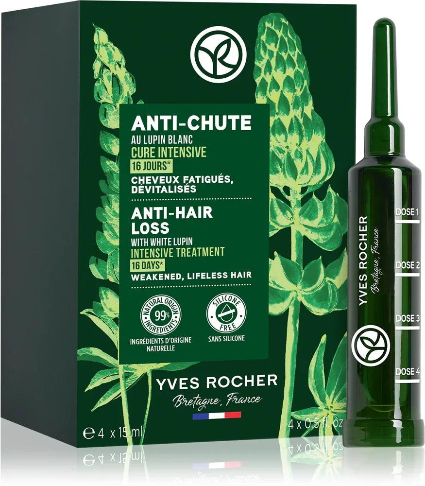 Yves Rocher ANTI-CHUTE - Интенсивное лечение против выпадения волос, 60 мл