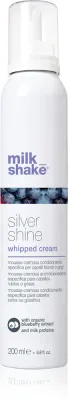 milk_shake Silver Shine Whipped Cream - Пена-кондиционер для нейтрализации желтоватых оттенков, 200 мл