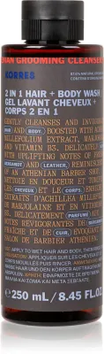 Korres Athenian Grooming - Шампунь и гель для душа 2в1 для мужчин, 250 мл
