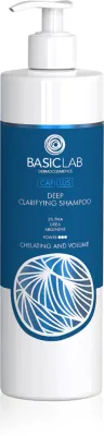 BasicLab Dermocosmetics Capillus - Глубоко очищающий шампунь для жирной кожи головы
