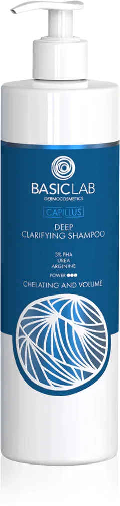 BasicLab Dermocosmetics Capillus - Глубоко очищающий шампунь для жирной кожи головы