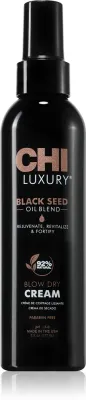 CHI Luxury Black Seed Oil Blow Dry Cream - Крем питательный и термозащитный для выравнивания волос, 177 мл