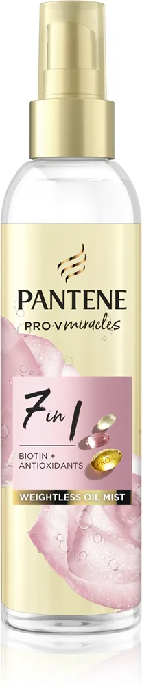 Pantene Pro-V Miracles Weightless - Питательное масло для волос 7 в 1, 145 мл
