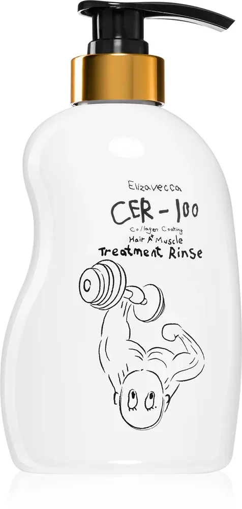 Elizavecca Cer-100 Collagen Coating Hair Muscle - Кондиционер для волос: Одживка глубоко регенерирующая для слабых и поврежденных волос, 500 мл