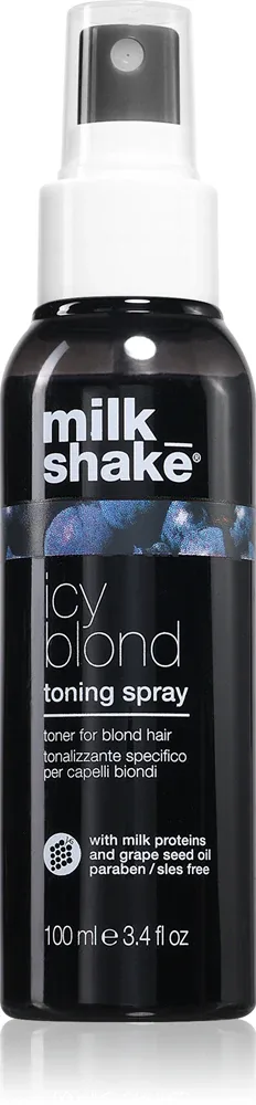 milk_shake Icy Blond Toning Spray - Спрей для нейтрализации желтых оттенков, 100 мл