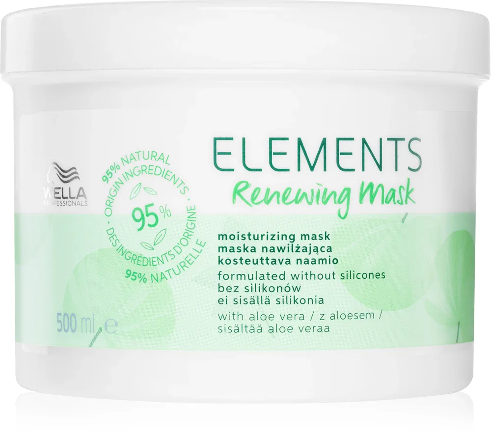Wella Professionals Elements Renewing - Маска для волос, восстанавливающая и придавающая блеск и мягкость