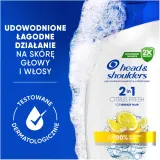 Head & Shoulders Citrus Fresh 2v1 - Шампунь против перхоти для жирных волос, 625 мл — фото 2