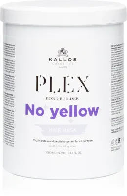 Kallos Plex No Yellow - Маска для волос, нейтрализующая желтоватые оттенки