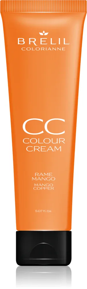 Краска для волос Brelil Professional CC Colour Cream оттеночная, полуперманентная, 150 мл, оттенок Mango Copper