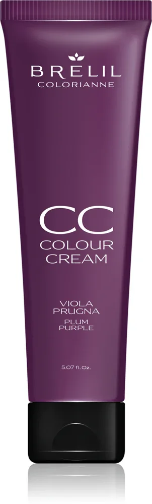 Краска для волос Brelil Professional CC Colour Cream оттеночная, полуперманентная, 150 мл, оттенок Plum Purple