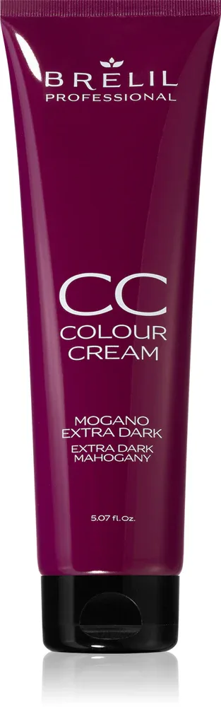 Краска для волос Brelil Professional CC Colour Cream оттеночная, полуперманентная, 150 мл, оттенок Extra Dark Mahogany
