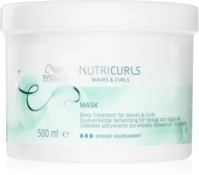 Wella Professionals Nutricurls Waves & Curls - Маска для волос, разглаживающая кудрявые и волнистые
