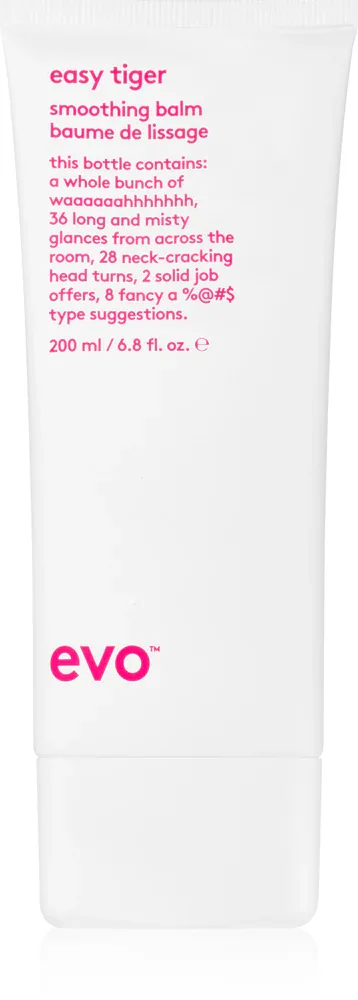 EVO Smooth Easy Tiger - Сыворотка для волос, разглаживающая непослушные и пушистые, 200 мл
