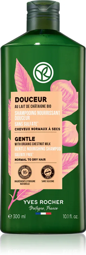 Yves Rocher Douceur - Нежный шампунь with Organic Chestnut Milk, 300 мл