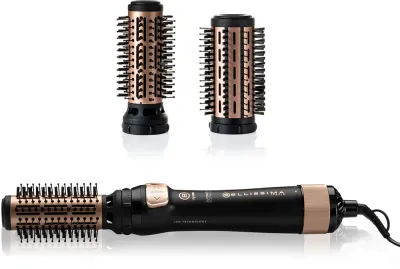 Фен-щётка для волос Bellissima MyPro Hydra Revolution BHS4 1100 вращающаяся, с ионизацией, 1 шт + 2 nasadki