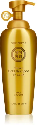 DAENG GI MEO RI Yula Gold Shampoo - Интенсивно питательный шампунь для укрепления волос и придания им большего блеска, 500 мл