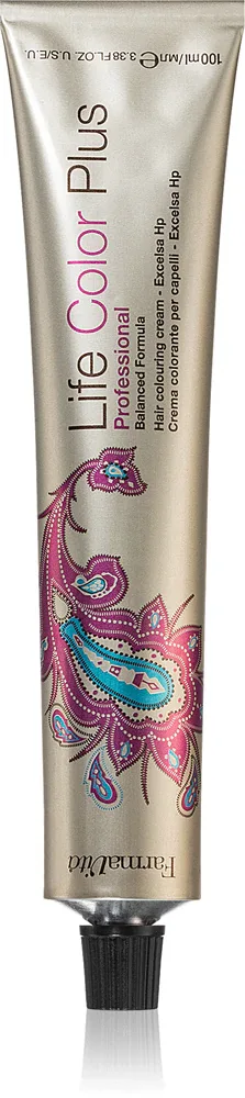 Краска для волос FarmaVita Life Color Plus стойкая, профессиональная, закрашивает седину, 100 мл, оттенок 6.66 100 мл (FMV00391)