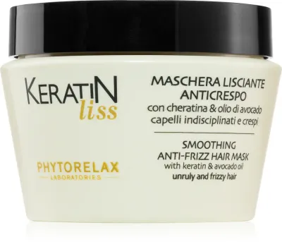 Phytorelax Laboratories Keratin Liss - Маска для волос, разглаживающая непослушные волосы, 250 мл
